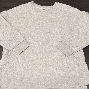 Old Navy Light Gray women’s Crewneck Sweater
